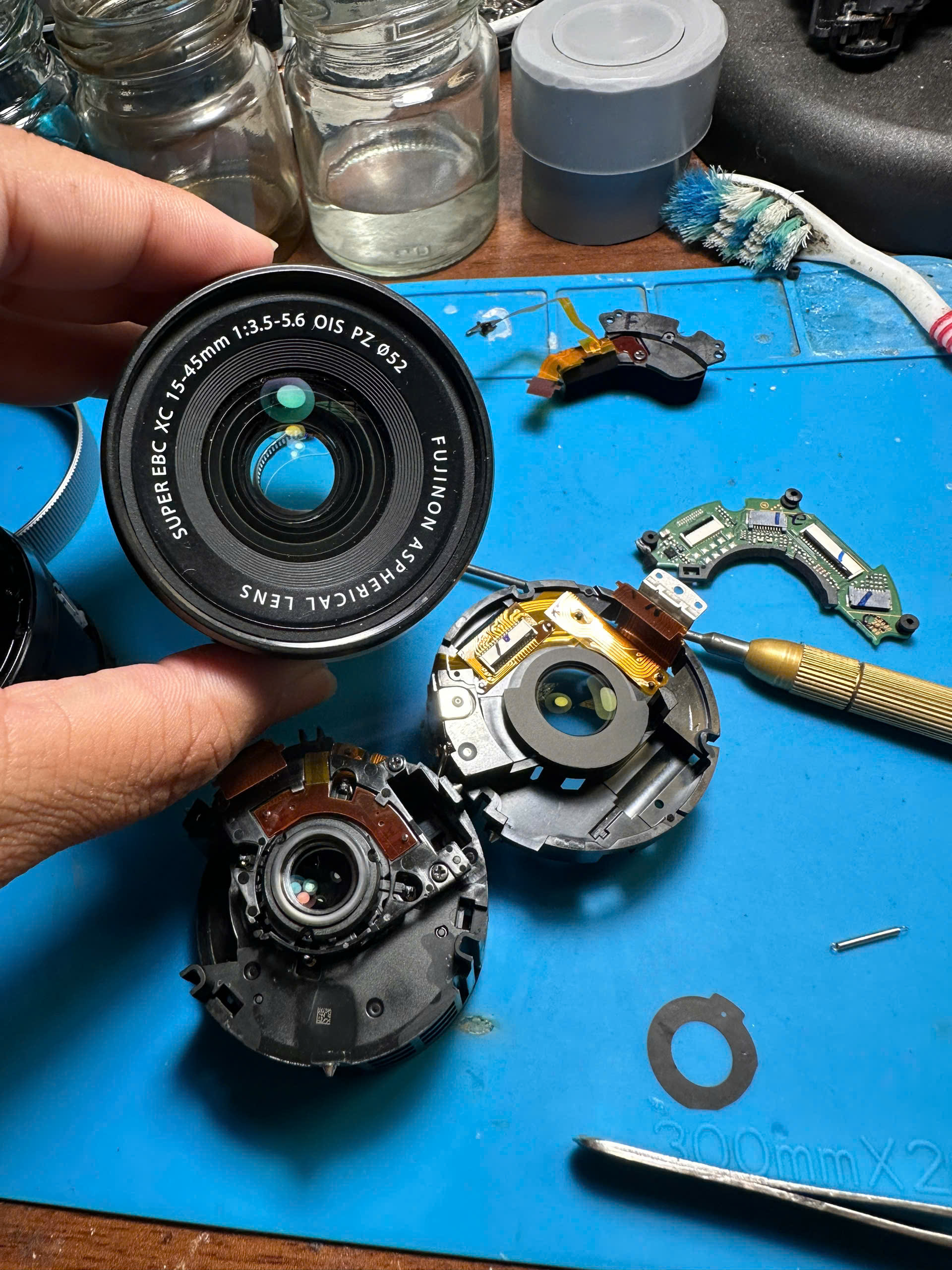 Sửa lens Fujifilm 15-45mm